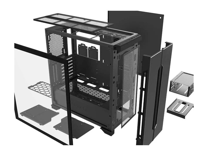 Lian Li LANCOOL ONE Digital SECC/Tempered Glass Gaming Case, Black Lian Li LANCOOL ONE Digital SECC/Tempered Glass Gaming Case, Black